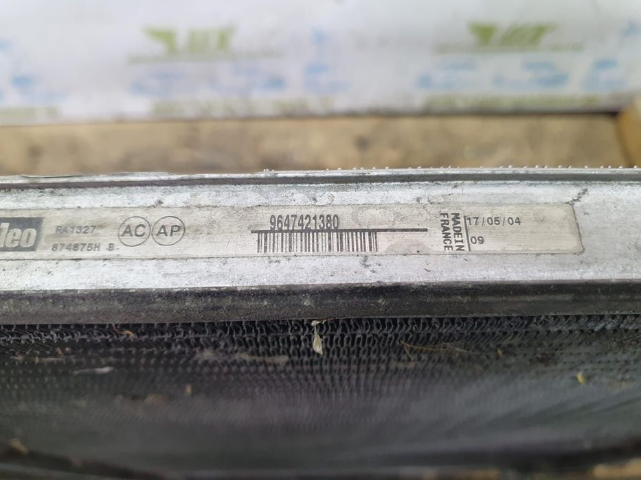 Radiator apa 9647421380 2.0 hdi RHY Peugeot 206 1 [facelift] [2002 -