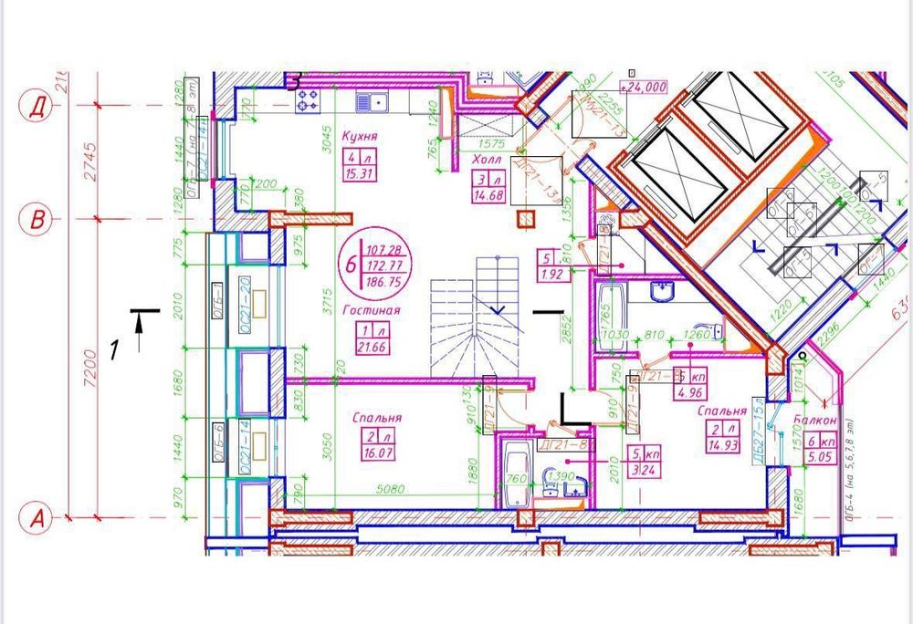 Продается 5ти ком квартира, ЖК Greenwich, ор-р: ул. Нукусская, 175м²