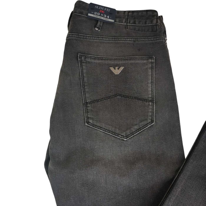 Armani Jeans мъжки дънки, черни, slim fit, W29 L34, нови с етикет