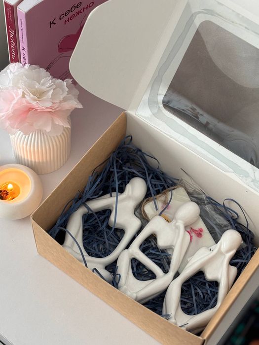 Набор из трех фигурок «мыслители». На подарок