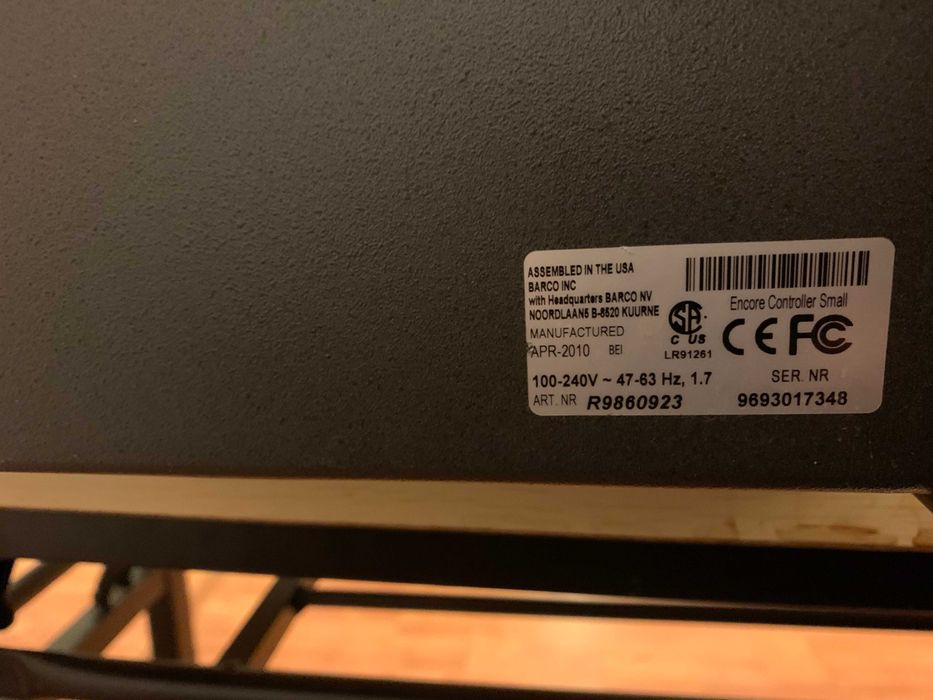 Barco Folsom Encore Controller SC - mixer video switcher