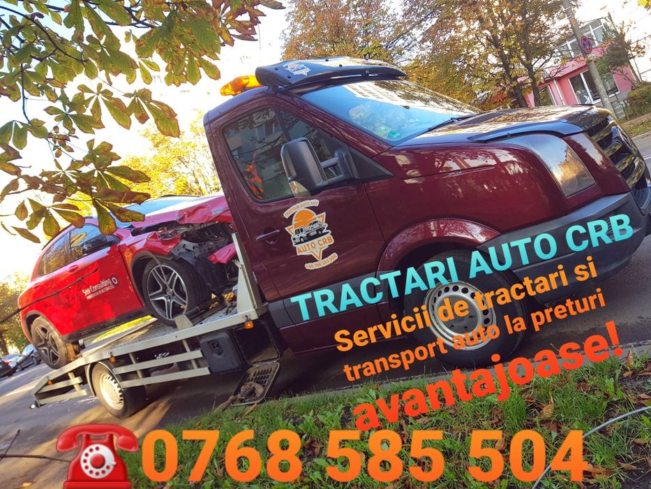 Tractari auto non stop 24/7  platforma transport asistenta rutieră rot