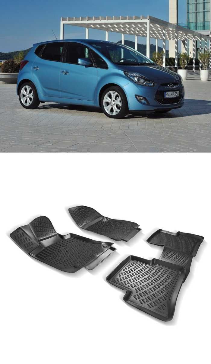 Гумени стелки RizLine съвместими с Hyundai iX20 2010 -