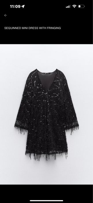 Рокля с пайети “ZARA”