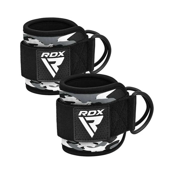 Чифт Наглезенки за Фитнес RDX Ankle Straps Grey Set, Каишка за Крака