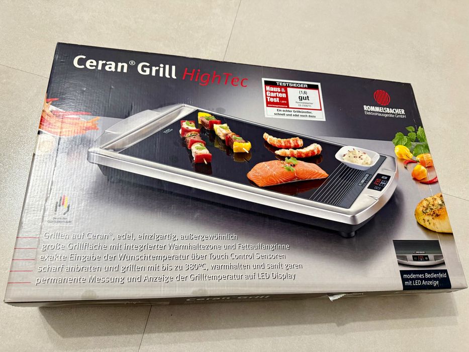 Grătar electric Rommelsbacher Ceran High Tech