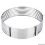 Forma, inel reglabil pentru tort, din inox, 8.5 x 26 x 31 cm, Kinghoff