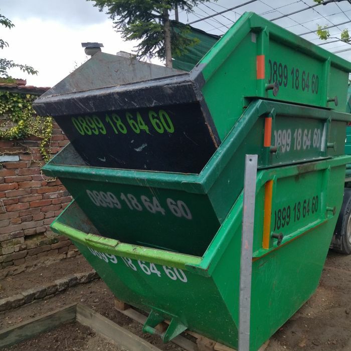Контейнери под наем за събиране и извозване на отпадъци