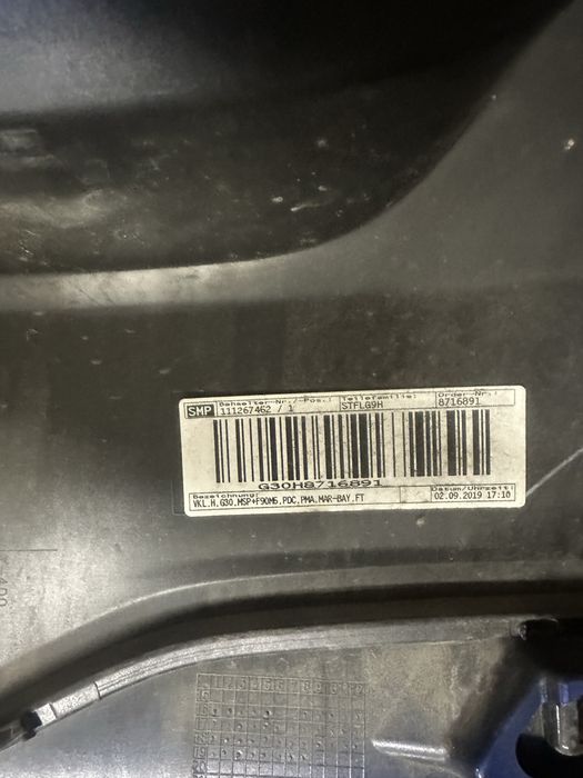 Ззадна броня за BMW G30 / F90 M Performance