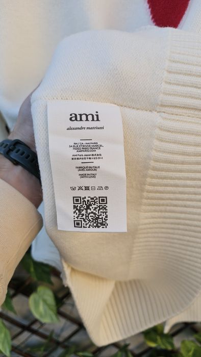 Pulover Ami paris wool 100% original size XL