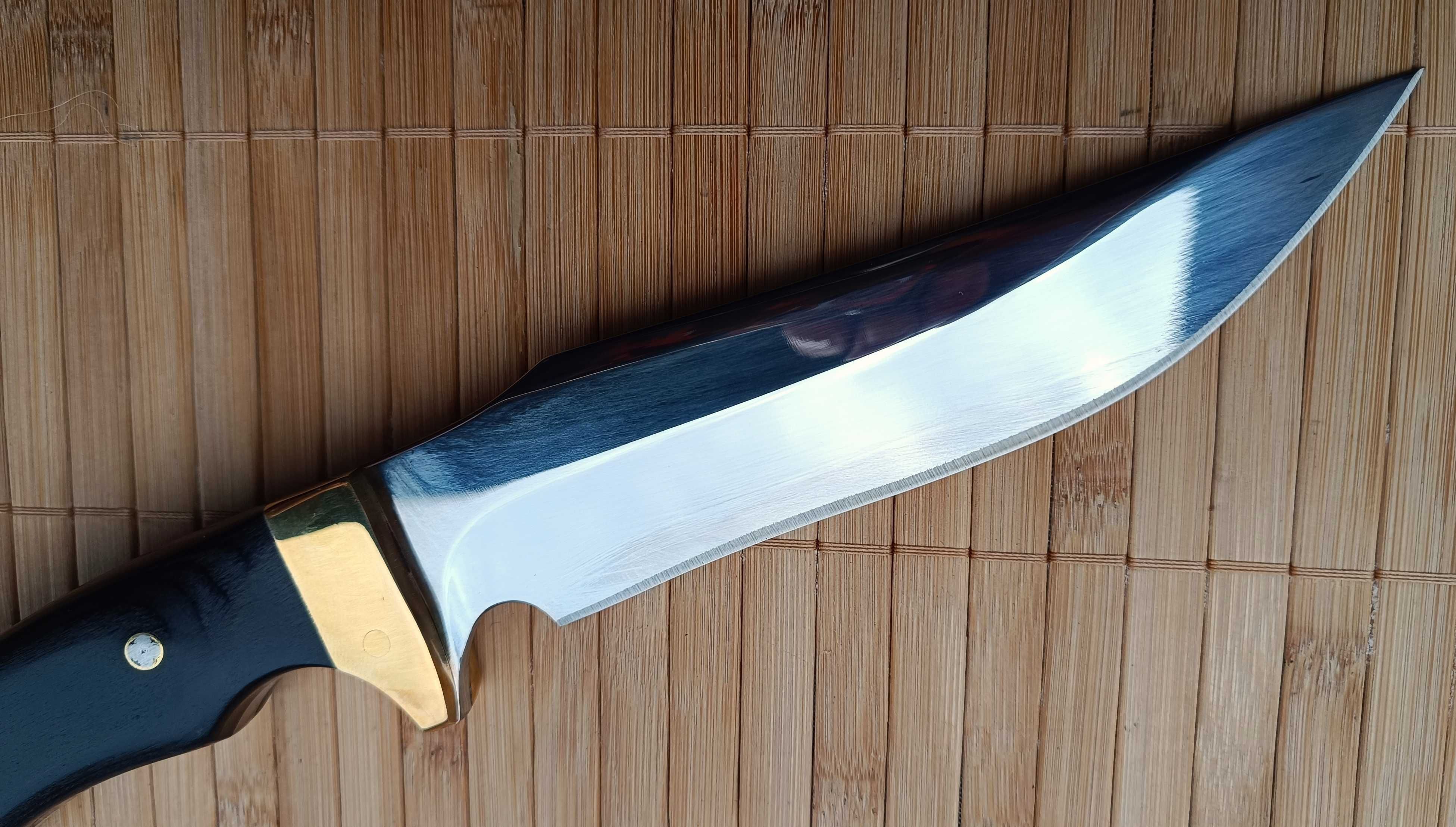 Ловен нож /ръчна изработка, стомана 440С /