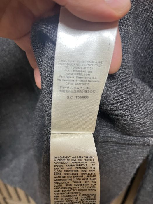 DIESEL Balck Gold : Мохер/Вълна/Алпака размер ХЛ / Оригинал