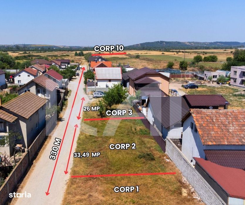 Cartier privat | Teren 400 mp | 130 euro/mp | langa Colosseum |Cernele