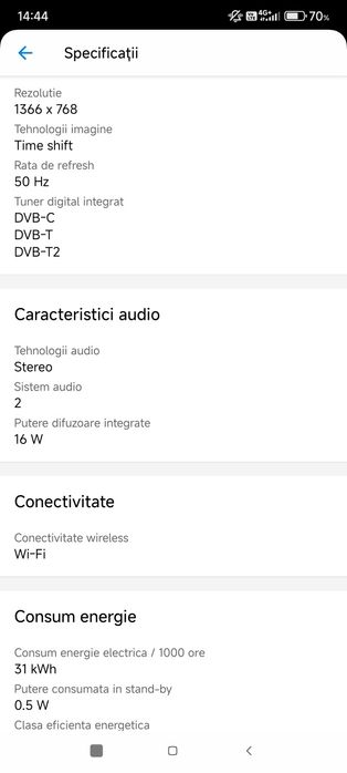 Televizor Nei, 80 cm, Smart, HD, LED