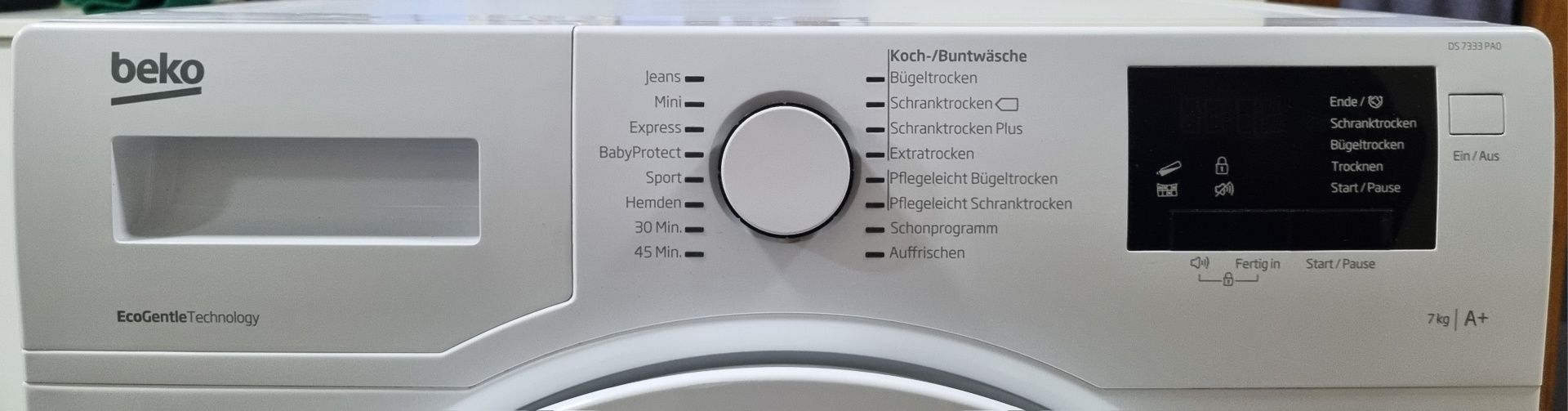 Uscator de rufe Beko 7kg A+