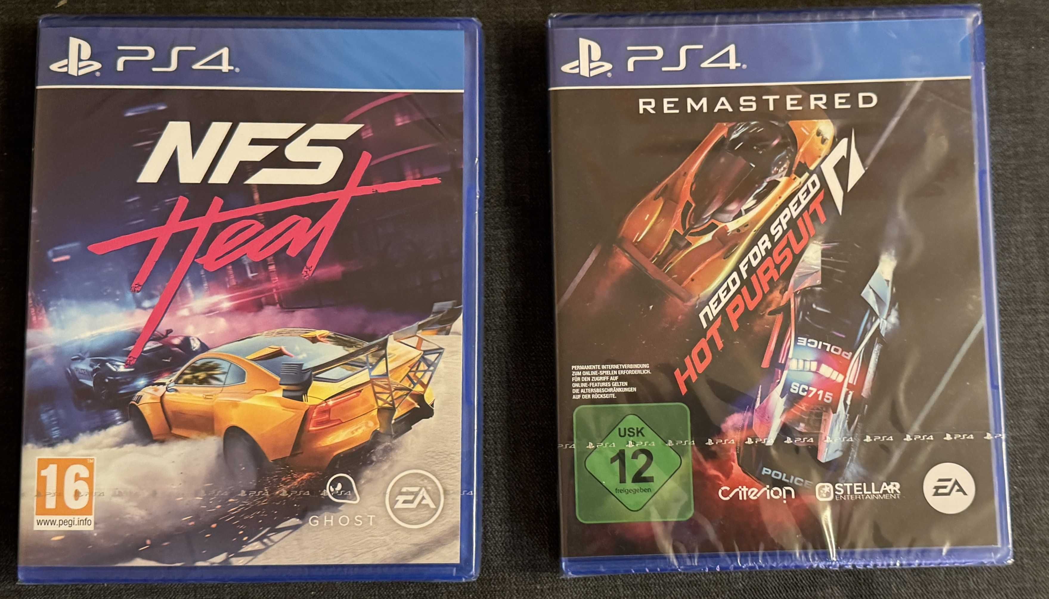 чисто нови Need For Speed Heat и Need for Speed Hot Pursuit (PS4)