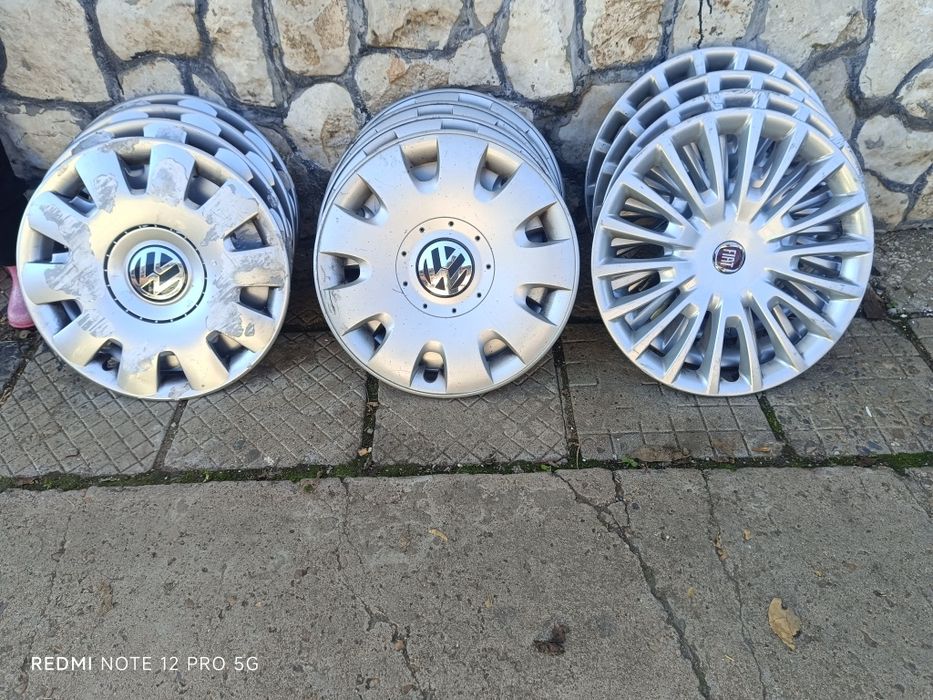 Тасове за джанти фолксваген 15 цола и фиат 17 цола