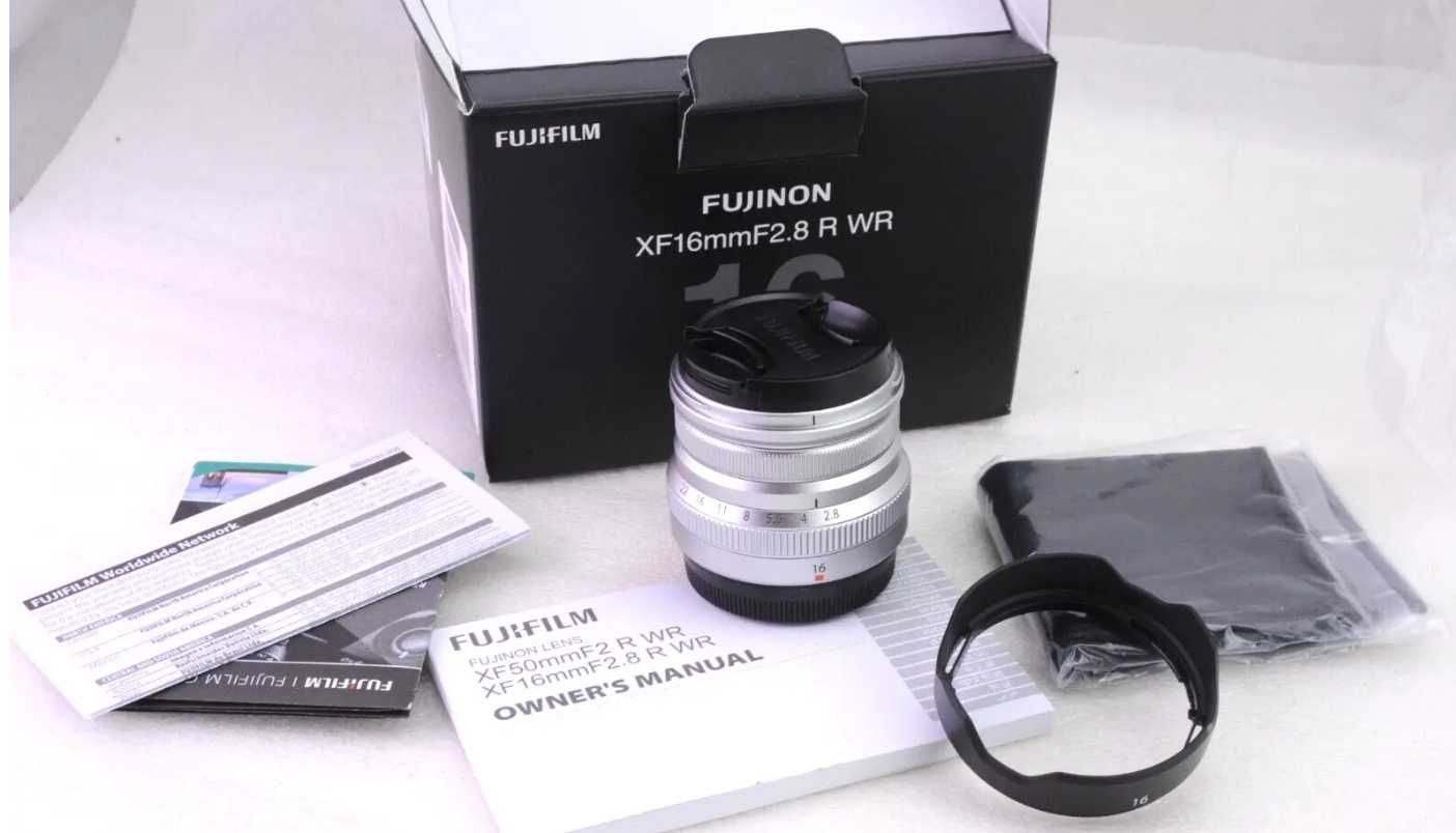 Fujinon XF 16mm f2.8 R WR Твърд широко-ъгълен обектив за Fuji Fujifilm