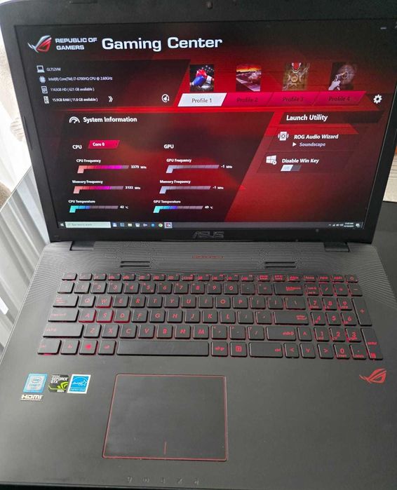 Laptop Gaming ASUS ROG GL752VW i7-6700HQ/GTX960M 4GB/16GB RAM/1TB +SSD