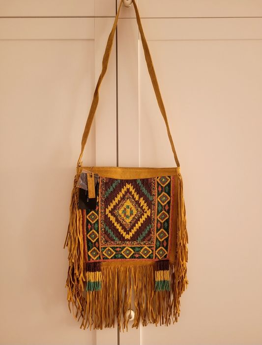 Нова чанта Zara естествена кожа