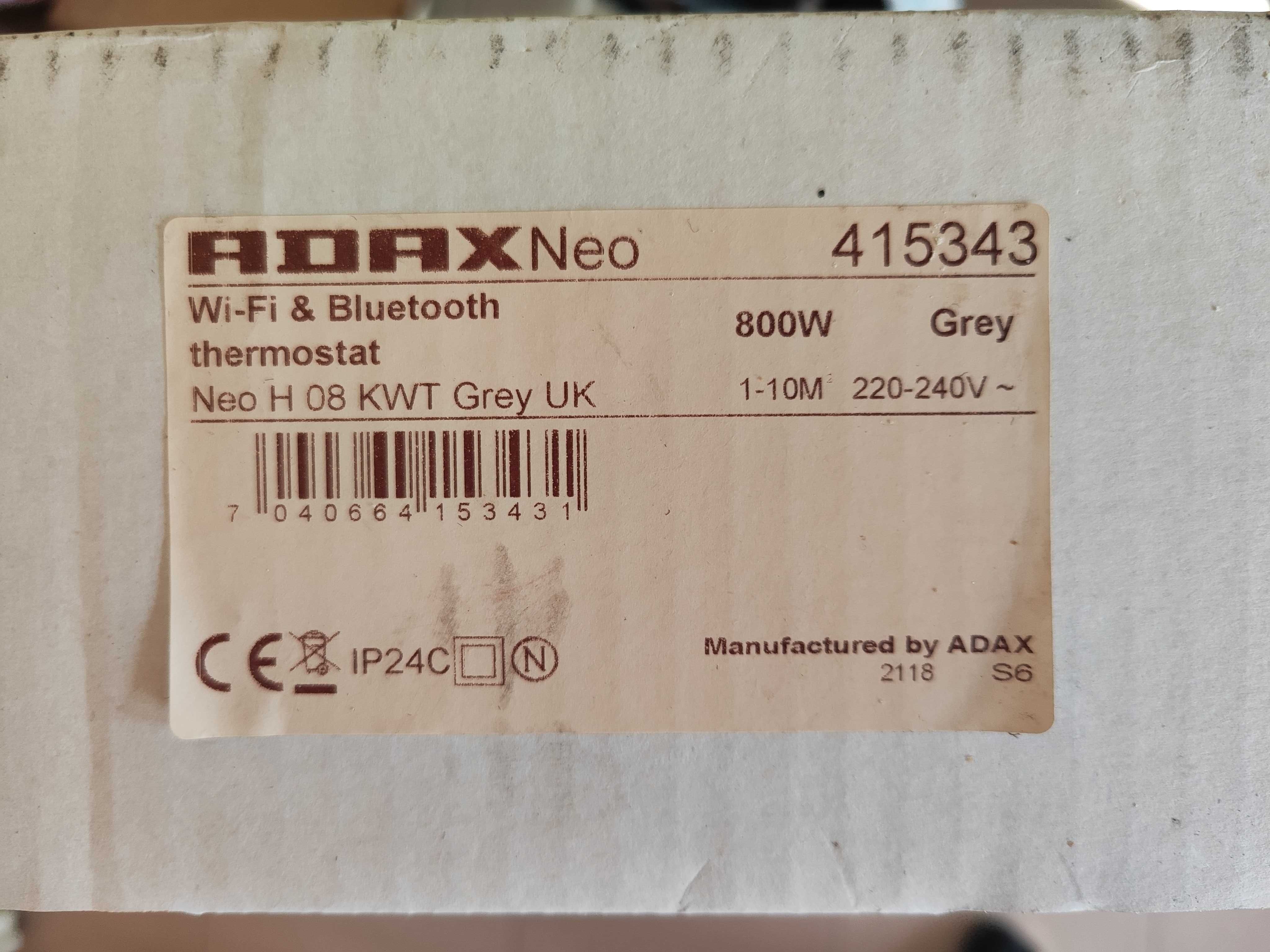Нов wi-fi ADAX neo 08 kwt wifi Bluetooth конвектор адакс