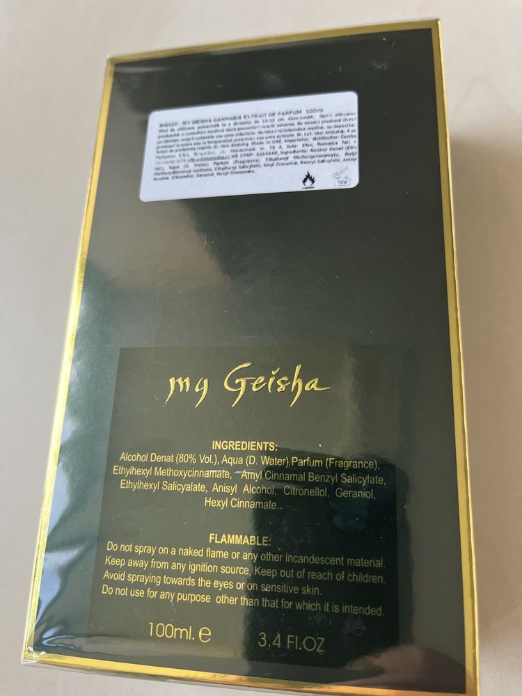 Vand parfum My Geisha Cannabis 100% original