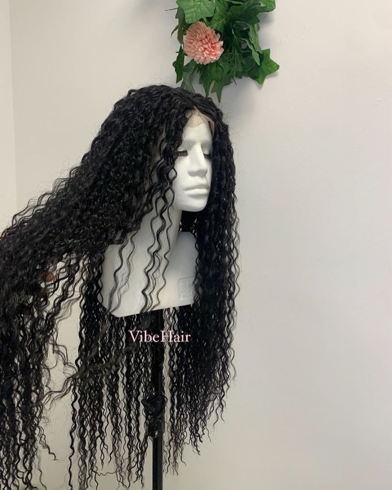Peruca afro front lace