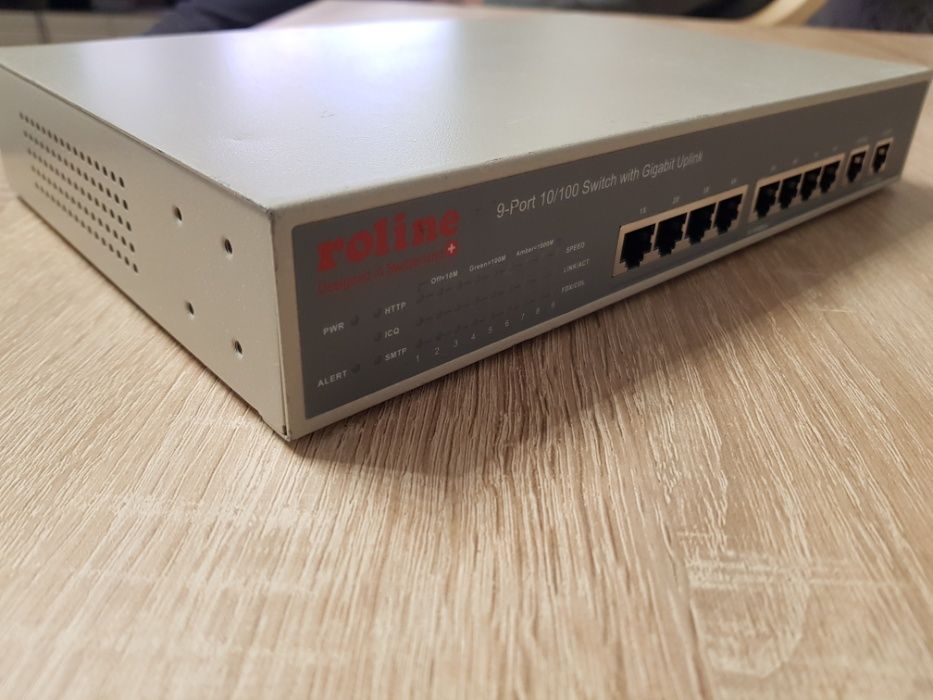 Switch Roline Gigabit Ethernet, 9 Ports, 1000Mbps, Gigabit