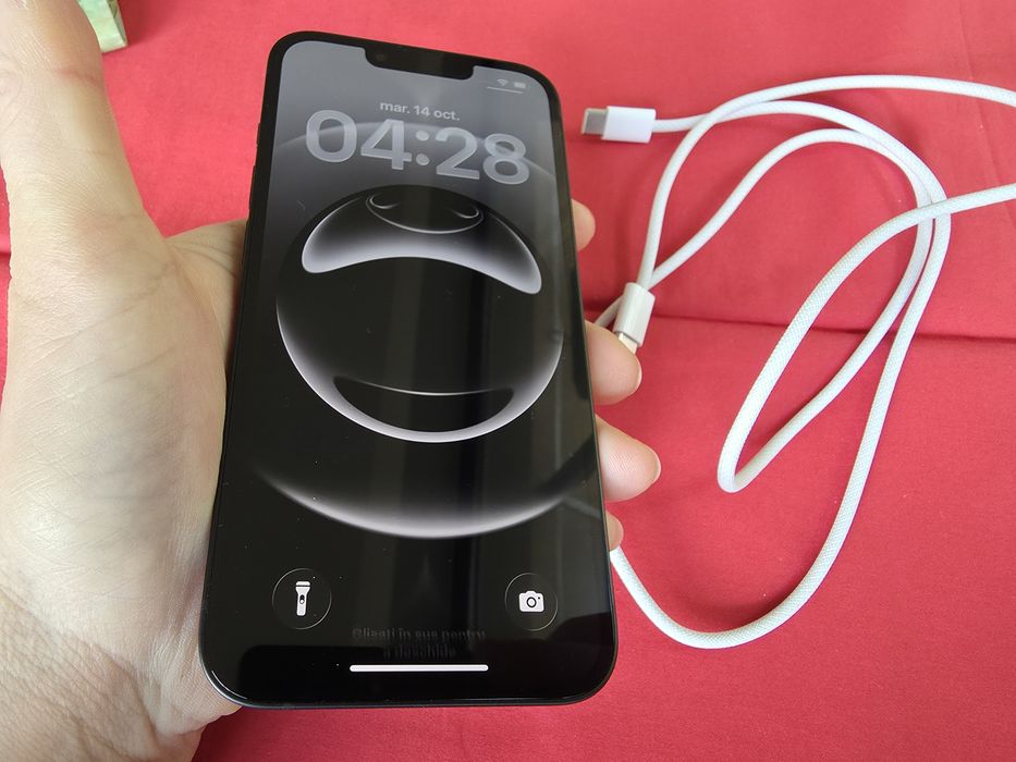 -Iphone 16e, Nou, 128Gb, 8Ram, 6 cicluri incarcare, nefolosit, nefolos