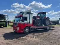 Tractări auto Alexandria Platforma Trailer Transport tractor manitou