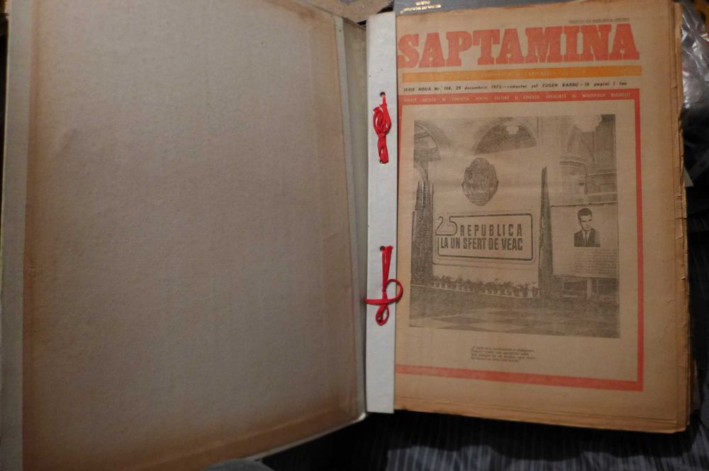 Colectie Revista SAPTAMINA - Eugen Barbu 1972 An Complet Coligate