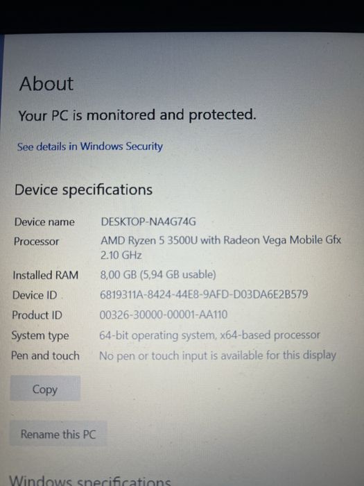 Лаптоп Acer Aspire 3 A315