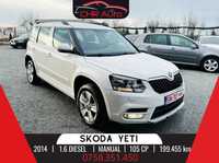 Skoda Yeti Facelift 2014 GreenLine 1.6 TDI, 105cp Euro5, Tempomat,Clima,Carplay