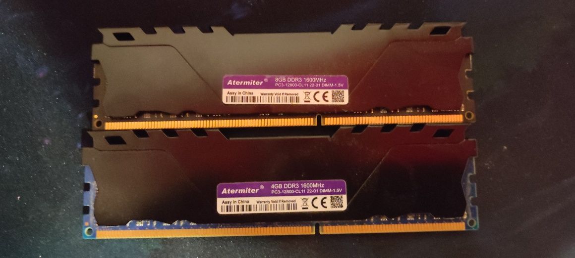 Озу DDR 3 8гб-4гб