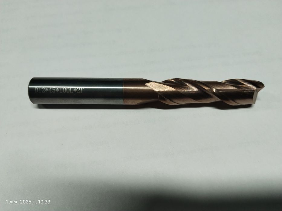 Фрезы по аллюминию 12/12/100 отличного качества