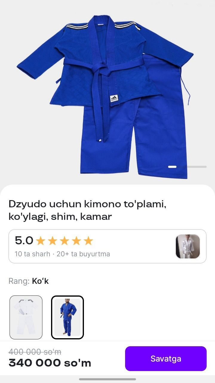 Dzyudo Kimano Judo Kimano yangi