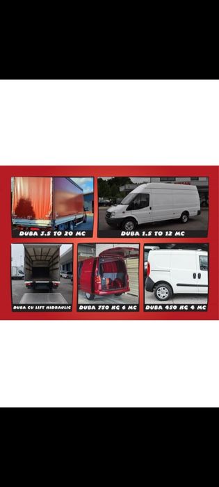 **Transportam Si Mutam Cu DUBA Mobila-Bunuri-Marfa(Etc)*