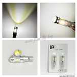 LED крушки за габарит с лупи T10 W5W - D15
