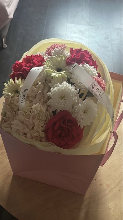 Прошам свежий большой букет