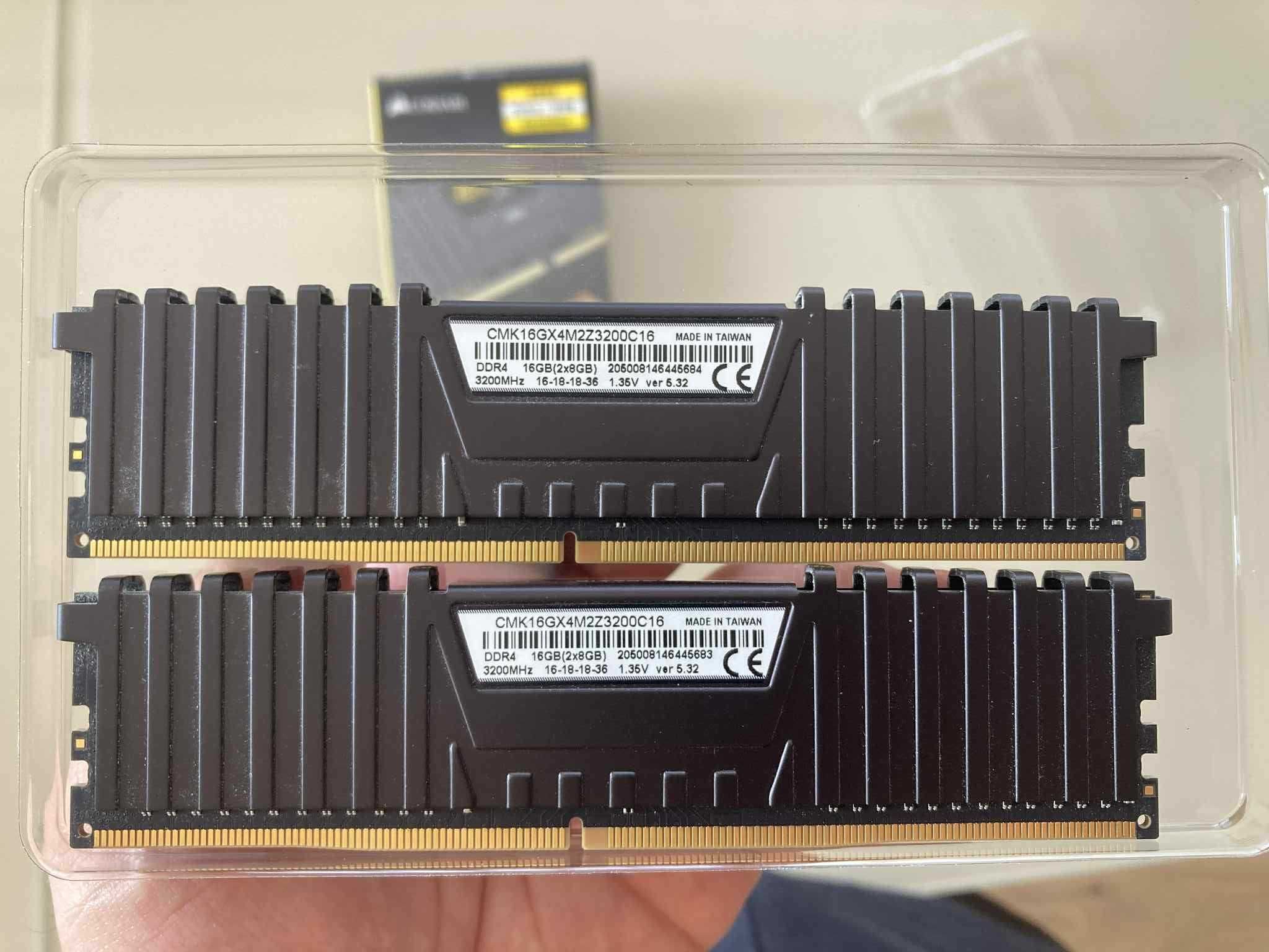 Corsair Vengeance 2x8GB 3200Mhz DDR4 RAM