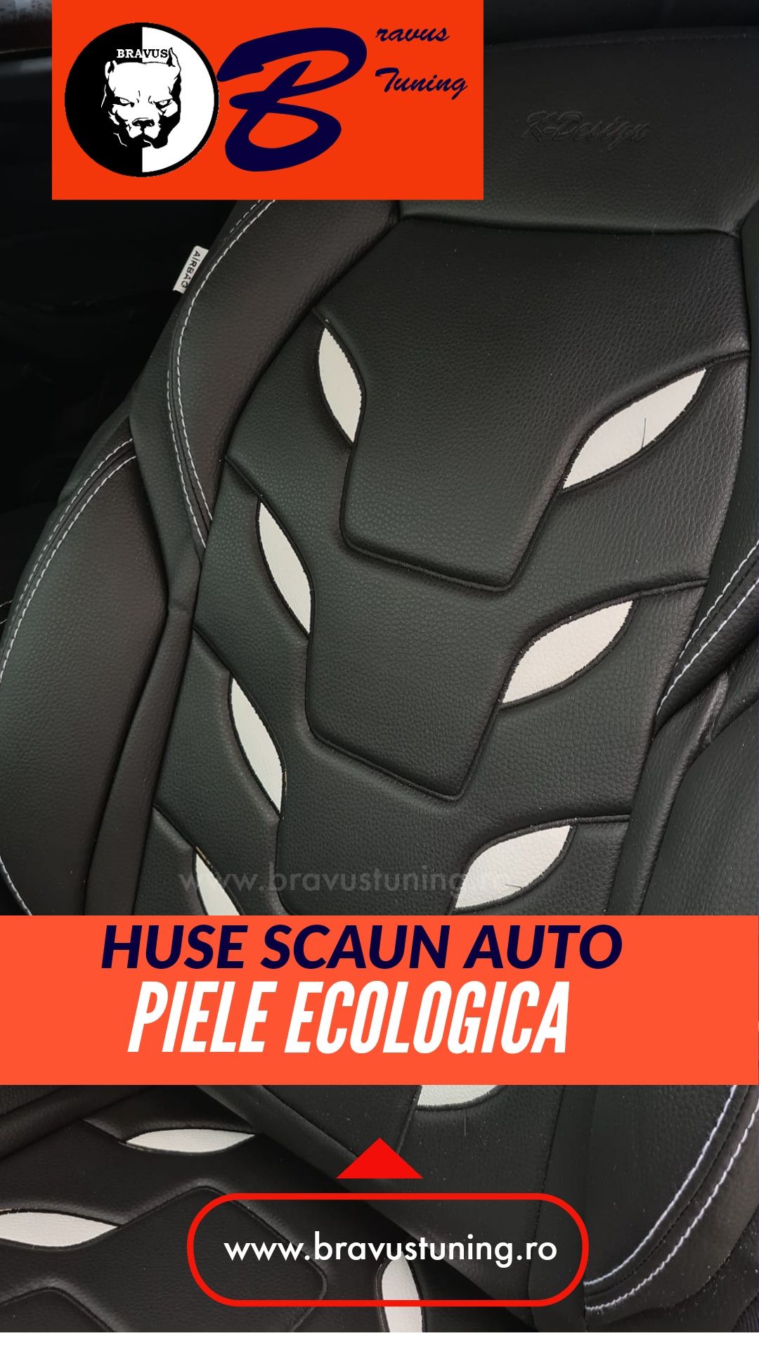 Huse scaun auto Piele Ecologica BP Premium Skoda,Opel,Audi,Mercedes et