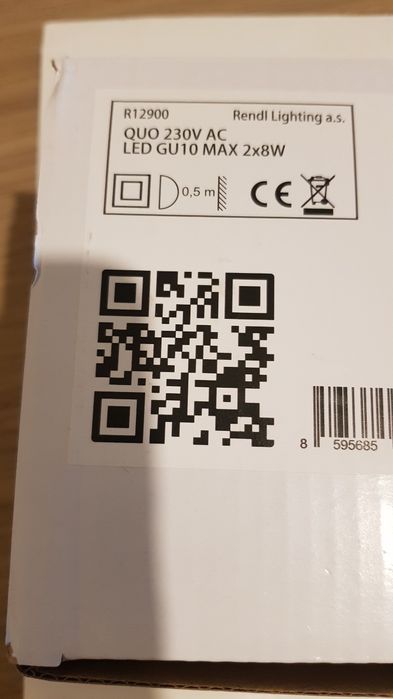 Гипсова луна за вграждане Rendl Light Studio R12900 QUO R II