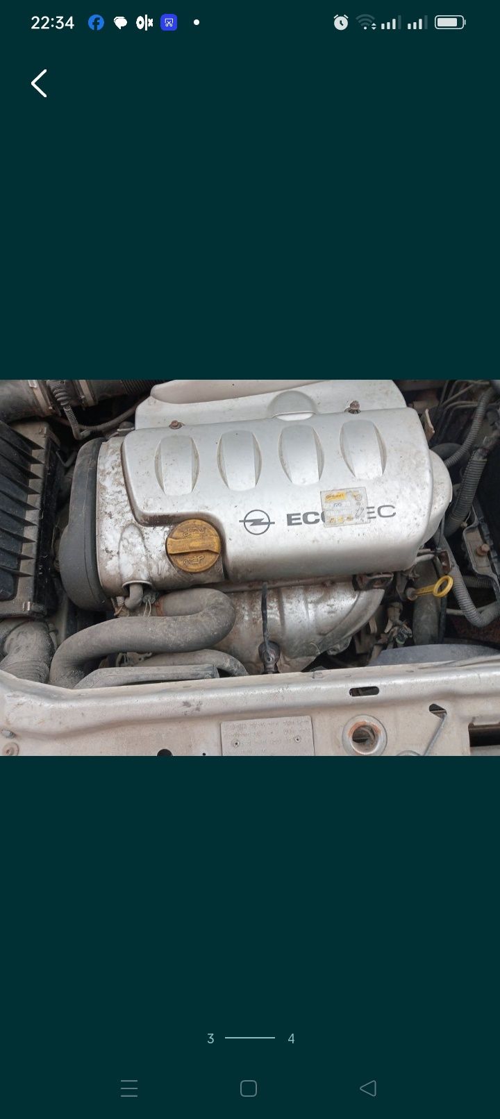 Motor cutie. Opel Zafira A 1.6  benzină 16 valve