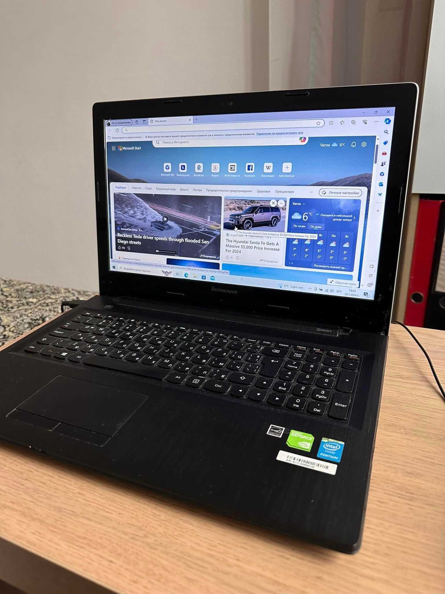 Продавам Лаптоп LENOVO G 50-30 , в отл състояние, работещ