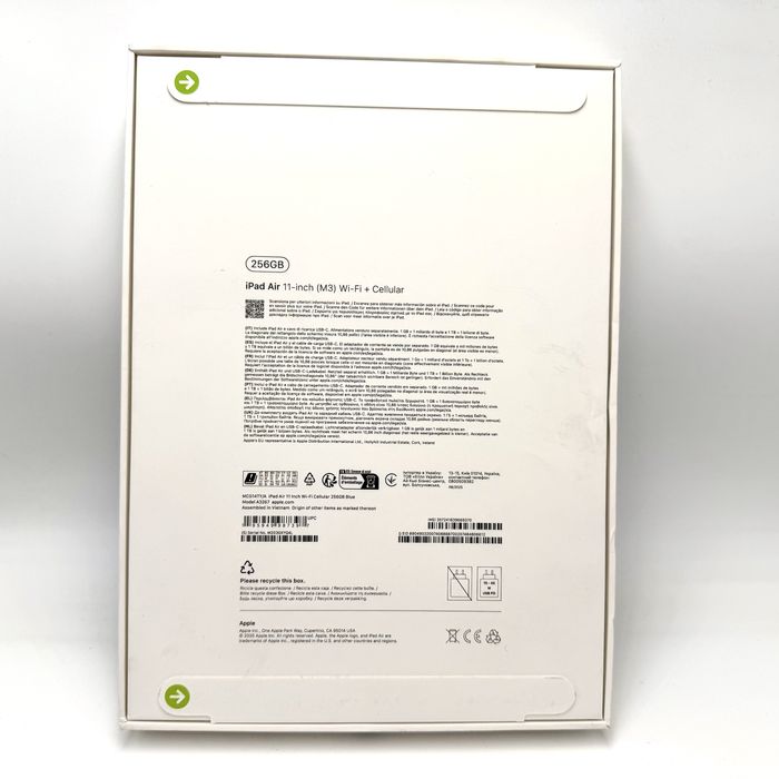 Apple iPad Air 11-inch M3 Wi-Fi+Cellular 256GB Blue