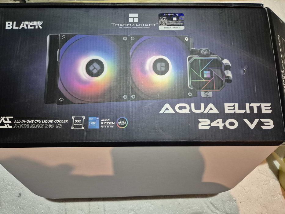 Cooler Procesor Lichid Thermalright Aqua Elite 240 V3 - ARGB Black