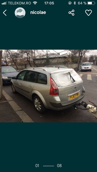 megane brek bara spate si alte piese