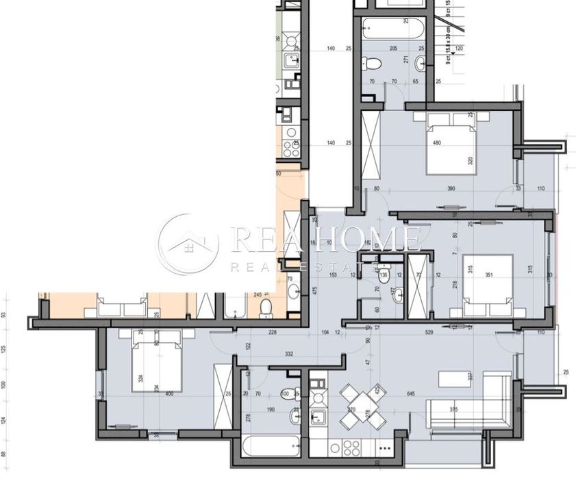 Продава се Четиристаен апартамент в София, Студентски град - 135 кв.м за 1949 €/кв.м - Снимка #1