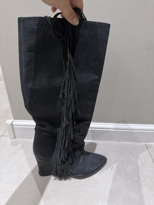 Дамски ботуши чизми ,каубойски размер 39