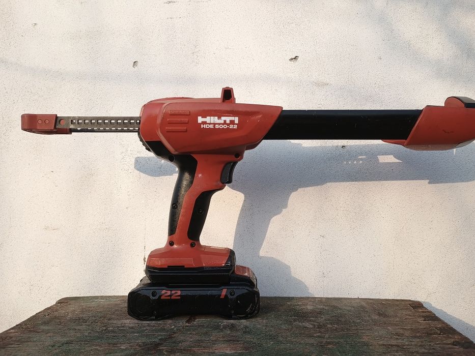 Pistol ancora chimica hilti hde 500 22 nuron + baterie 4 amperi